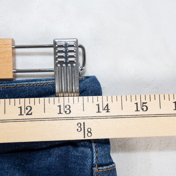 Good American Women's Skinny Jeans - Dark Blue 6-12 - Picture 4 of 11